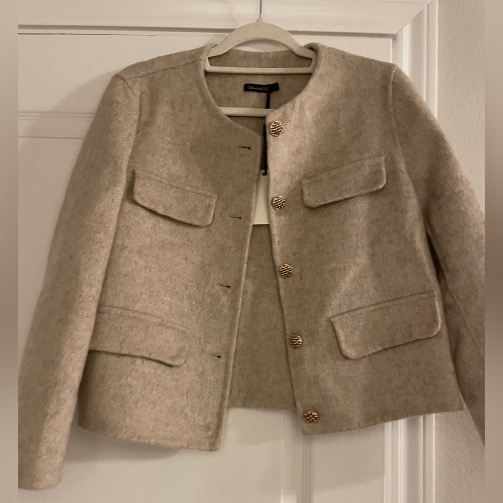 Women's Beige tweed Jacket